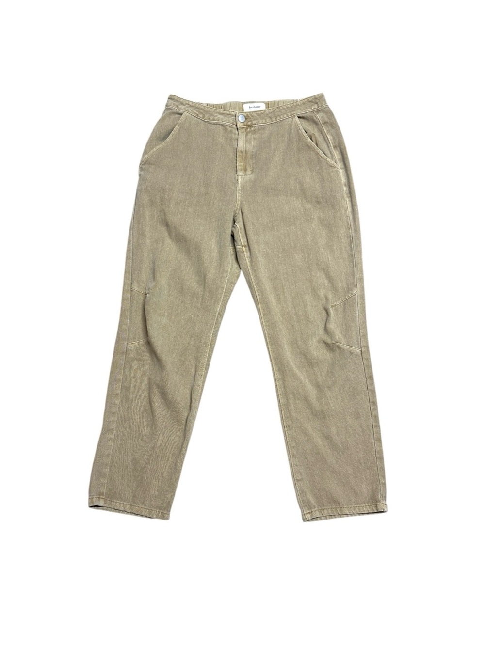 Böhme Khaki Taupe Wide Leg Utility Pants Sz M